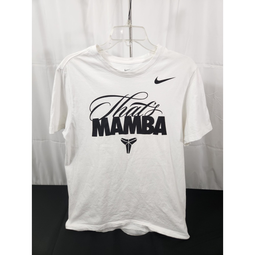 Nike Kobe Bryant That's Mamba T-Shirt White Medium - Picture 1 of 4